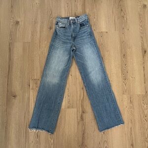 Wide Leg SLVRLAKE Jeans Grace? Raw Hem
